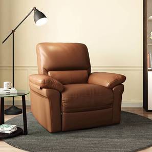 1 Seater Recliners Design Bernice One Seater Recliner in Tan