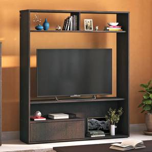 Free Standing Tv Unit Core Ew Design Bruce Engineered Wood Free Standing TV Unit in Walnut Finish