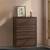 Bocado compact chest of four drawers columbian walnut lp