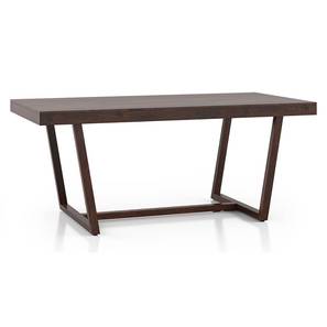 Dining Table Core Solid Wood Design Caprica 6 Seater Mango Walnut Dining Table