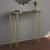 Cornille console table walnut finish lp