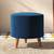 Collie footstool  blue velvet lp