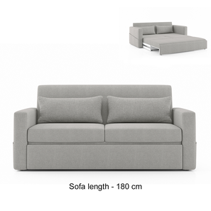 Sofa Cum Bed Design Camden 3 Seater Pull Out Sofa cum Bed In Vapour Grey Colour