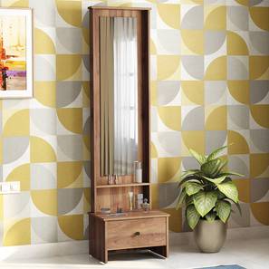 Dresser Core Ew Design Eve Engineered Wood Dressing Table in Classic Walnut Finish