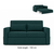 Camden sofa cum bed colour malibu blue 4ft lp