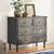 Elisa chest of four drawers finish antique grey lp