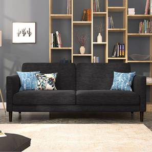 Deal Of The Day Ccs Design Felicity 3 Seater Click Clack Sofa cum Bed In Graphite Grey Colour