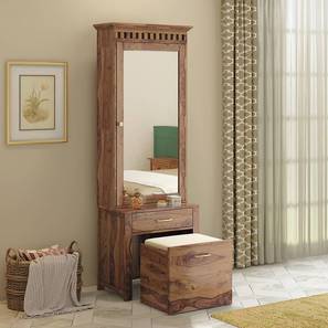 Fidora dressing table with stool   color teak lp