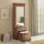 Fidora dressing table with stool   color teak lp