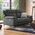 Emila recliner grey 2 seater lp