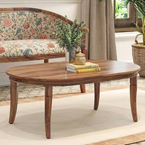 Oval Coffee Tables Design Florence Oval Solid Wood Coffee Table in Teak