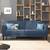 Felicity sofa cum bed color midnight indigo blue lp