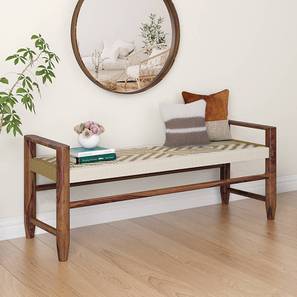 Gypsy Trunk Benches Design Fijara Solid Wood Bench in Teak