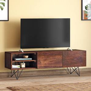 Free Standing Tv Unit Core Sw Design Dyson Solid Wood Free Standing TV Unit in Walnut Finish