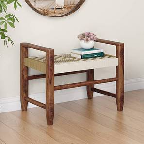 Gypsy Trunk Benches Design Fijara Solid Wood Bench in Teak