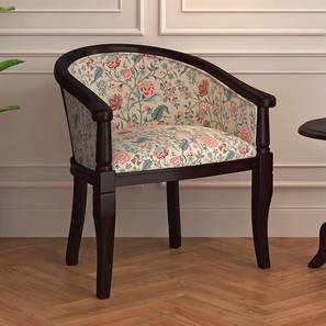 Accent Chairs Design Florence Accent Chair in Calico Floral Mahogany