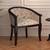 Florence armchair finish mahogany color calico floral lp