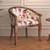Florence armchairfinish teak color xavier zigzag beige lp