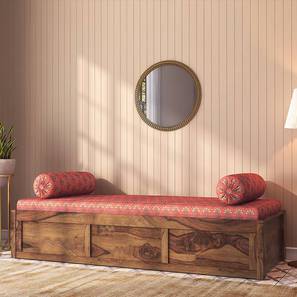 Diwan With Storage Design Harvey Diwan in Coral Teak