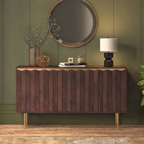 Traditional Cabinets And Sideboards Design Keoni Solid Wood Sideboard in Claret Mahogany Finish