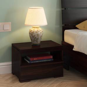 Solid Wood Bedside Tables Design Ohio Solid Wood Bedside Table in Mahogany Finish