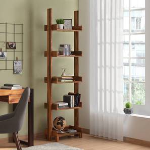 Living Room Organizers Design Austen Solid Wood Bookshelf in Teak