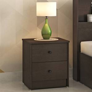 Bedside Tables Core Ew Slash Rw Design Hazel Engineered Wood Bedside Table in Dark Wenge Finish