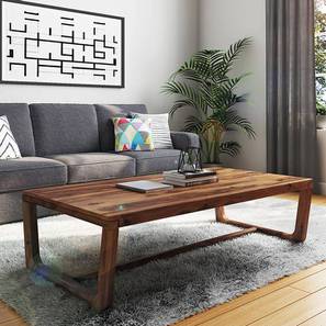 Coffee Table In Jaipur Design Botwin Rectangular Solid Wood Coffee Table in Teak