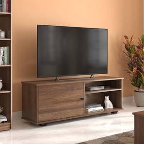 Tv Panel Design Design Liam Engineered Wood Free Standing TV Unit in Classic Walnut Finish