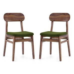Mid Back Dining Chairs Sw Upholstered Seat Design Vivien Solid Wood Dining Chair set of 2 in Teak Finish