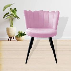 Living Room New Arrivals Design Finger Luxurious Metal Dining Chair set of in Light Pink Finish