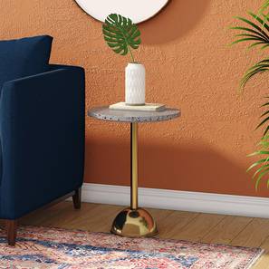 Side Table Others Design Leon Metal Side Table in Brass