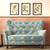 Frida loveseat   dusty teal floral lp