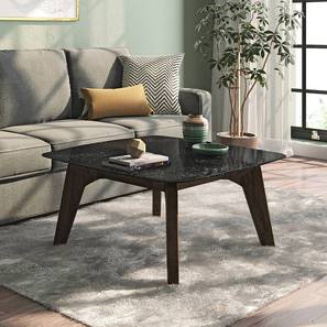 Square Table Design Galaxy Square Stone Coffee Table in American Walnut