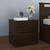 Harzine bedside table californian walnut lp