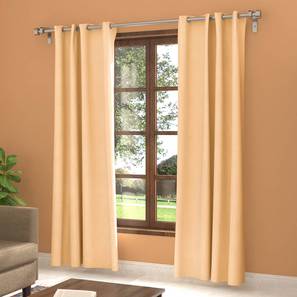 Dawn Beige Polyester Room Darkening Door Curtain