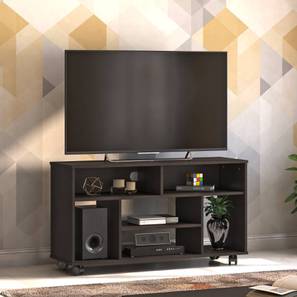 Free Standing Tv Unit Core Ew Design Ian Engineered Wood Free Standing TV Unit in Dark Wenge Finish
