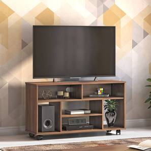 Free Standing Tv Unit Core Ew Design Ian Engineered Wood Free Standing TV Unit in Classic Walnut Finish
