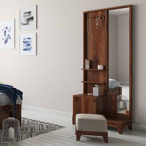 Dresser Core Sw Design Magellan Solid Wood Dressing Table in Teak Finish