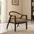 Hayworh lounge chair finish american walnut  fawn velvet lp