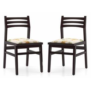 Leon Solid Wood Dining Chair set of 2 in Mahogany Finish-image-16
