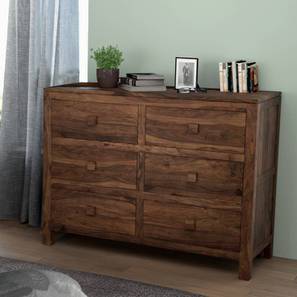 Deals On Chest Of Drawers Design Magellan Solid Wood Chest of 6 Drawers in Teak Finish