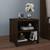 Misosa bedside table californian walnut lp