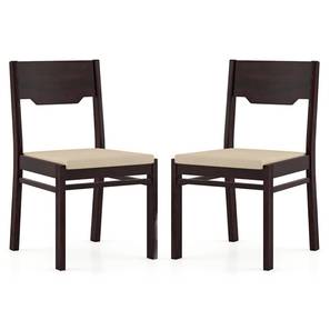 Kerry Solid Wood Dining Chair set of 2 in Mahogany Finish-image-14