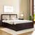 Ritz hydraulic storage bed   mahogany queen size lp