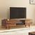 Parker solid wood free standing tv unit in teak finish lp