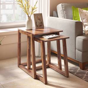 Side Table Nested Tables Design Silvino Solid Wood Side Table in Teak