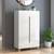 Oslo high gloss shoe rack finish white lp