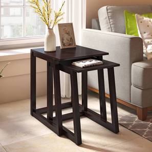 Side Table Nested Tables Design Silvino Solid Wood Side Table in Mahogany
