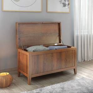 Storage Chests Design Rhodes Solid Wood Storage Chest (Amber Walnut Finish)